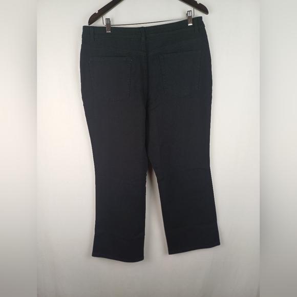 NWOT Quacker Factory Jeans Bootcut Dream Jeannes Black Size 16 A210151 - Picture 6 of 6